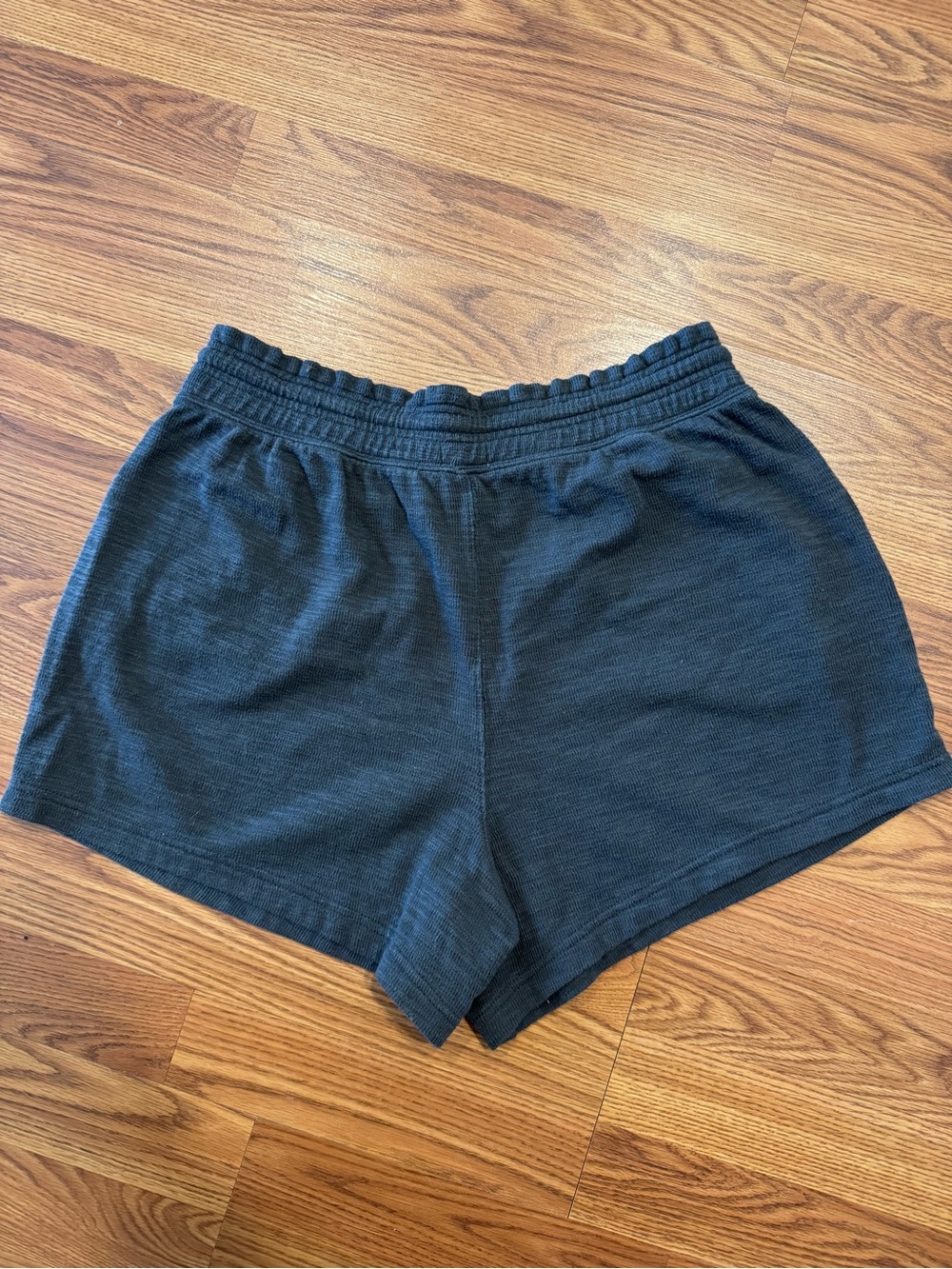 Aerie Charcoal Gray Drawstring Lounge Shorts Size Large - Picture 2 of 3